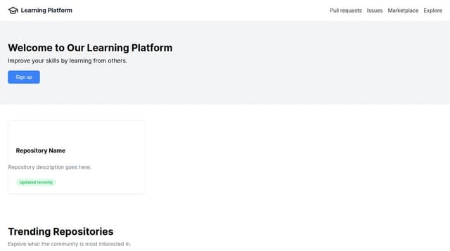 Thumbnail for prompt: THe website should look exactly similar to github with all the functionalities.