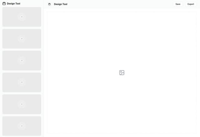 Thumbnail for prompt: A Canva clone 