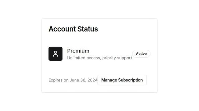 Thumbnail for prompt: Account status free or premium