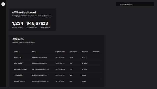 Thumbnail for prompt: ambassador / affiliate portal