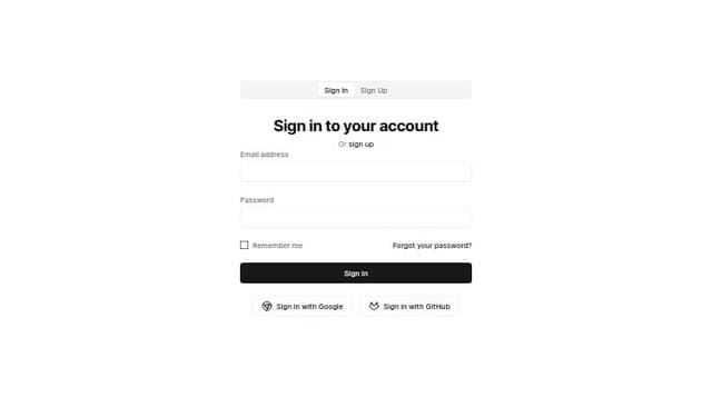 Thumbnail for prompt: Create a google, github auth integration