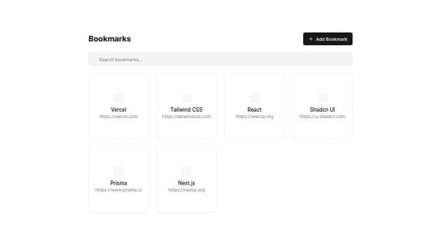 Thumbnail for prompt: creat bookmark dashboard
