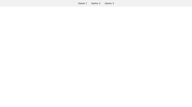 Thumbnail for prompt: A modern segmented control using shadcn components.  The options should be surrounded by a rounded background container which fits the options with a padding of 1. The buttons should use the ghost variant and a highlight should highlight the selected option. If another option is selected, the highlight should transitions smoothly to the selected option.