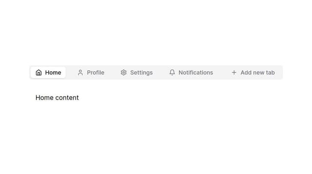 Thumbnail for prompt: Add a plus icon to add new tab