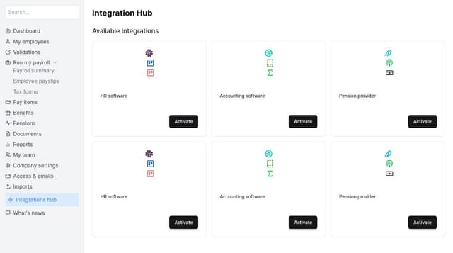 Thumbnail for prompt: make smaller the integration boxes, so al lcan fit