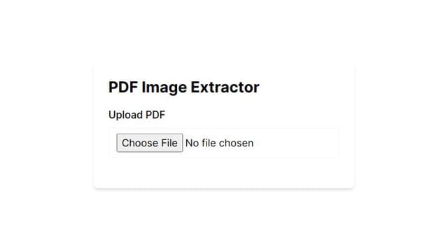 Thumbnail for prompt: image ectractor in pdf file