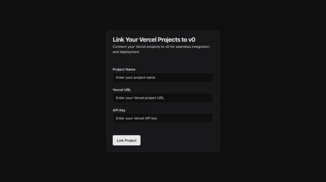 Thumbnail for prompt: Can I link my vercel projects to v0