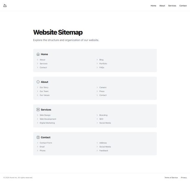 Thumbnail for prompt: turn this sitemap it into a flowchart