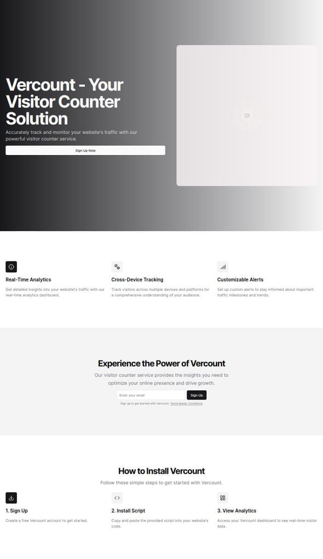 Thumbnail for prompt: add a tutorial section with three steps on how to install