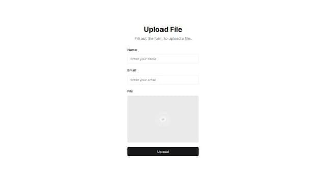 Thumbnail for prompt: how to make field upload component using shadcn ui with preview in form