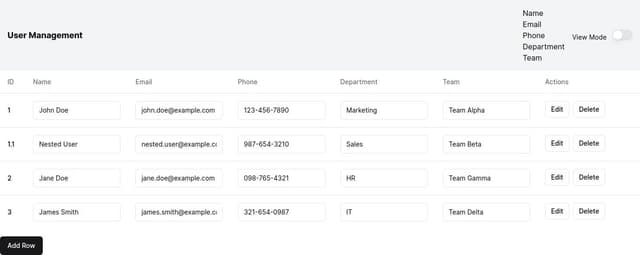 Thumbnail for prompt: add a button to the header, to the left of the view mode toggle, to add a new slicer. WHck clicked a dropdown menu of all fields except ID appears and can be selected as filtering criteria. 