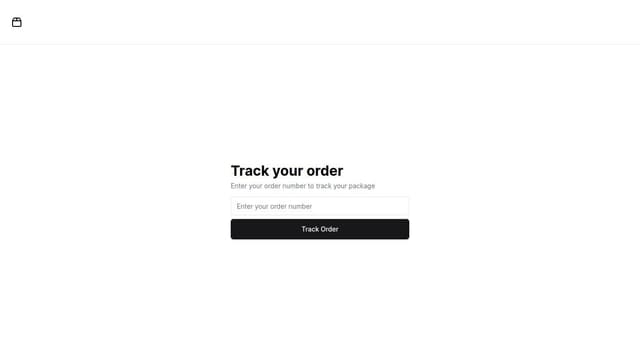 Thumbnail for prompt: make order tracking page with tailwind css