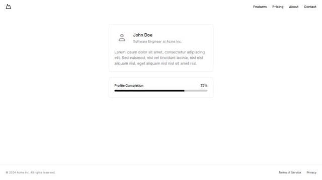 Thumbnail for prompt: Create an app page for a profile section.