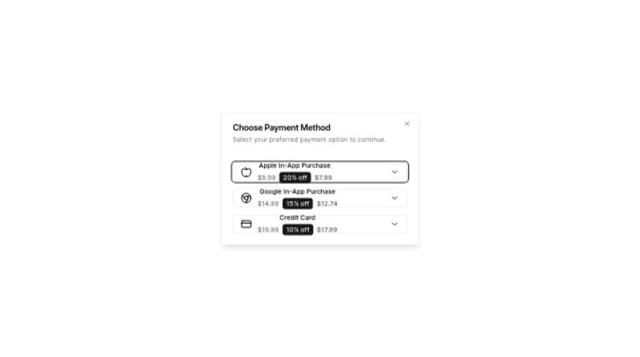 Thumbnail for prompt: options should be included price and discount percent and discounted price