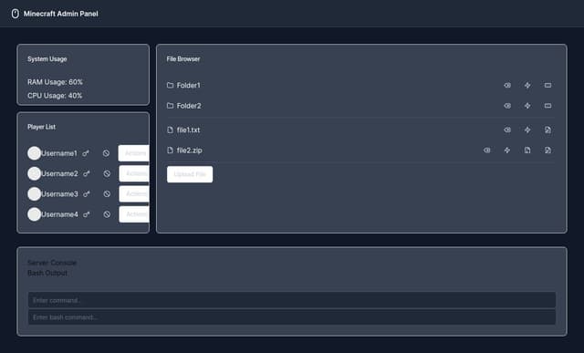 Thumbnail for prompt: Text in the cards should be white, the Upload File button should be dark until hovered. The action and file modification button glyphs should become dark when hovered. Currently they stay white.