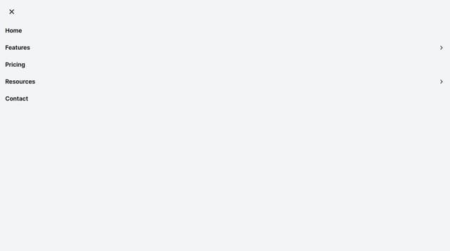 Thumbnail for prompt: a hamburger menu with shadcn ui