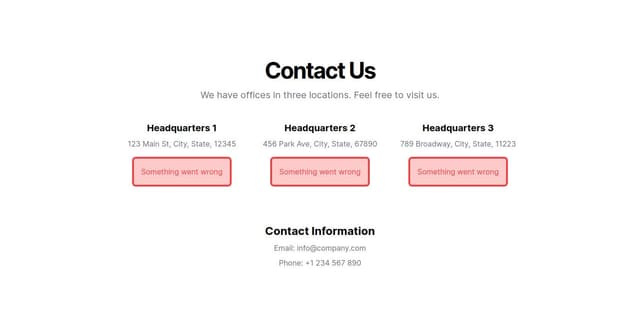 Thumbnail for prompt: Also add an email address and contact number. this will be common for all three so don't repeast