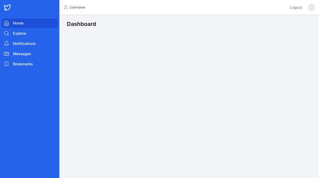 Thumbnail for prompt: A twitter social media management web app with features such as post scheduling, analytics