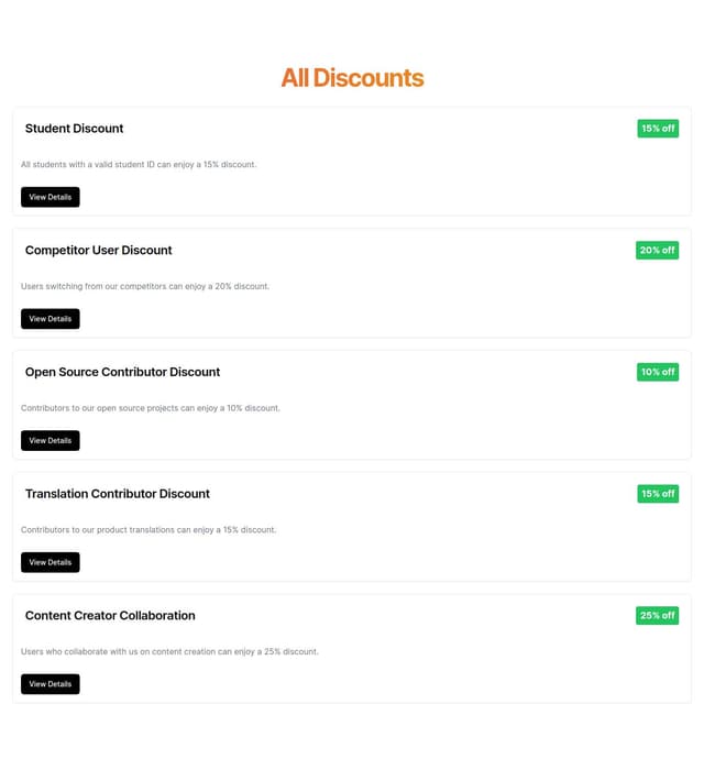 Thumbnail for prompt: 把优惠力度改成标题右边的标签