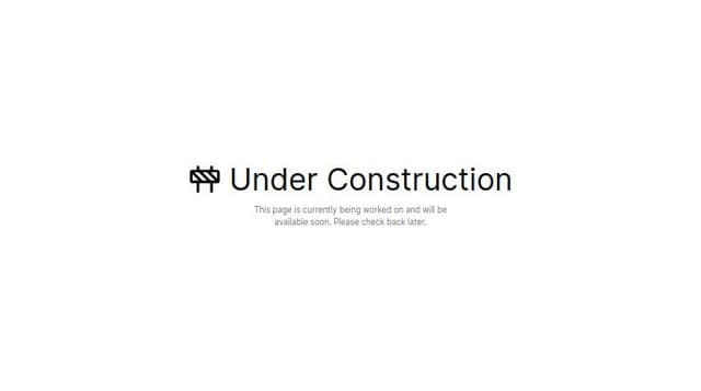 Thumbnail for prompt: create an under construction 🚧 page