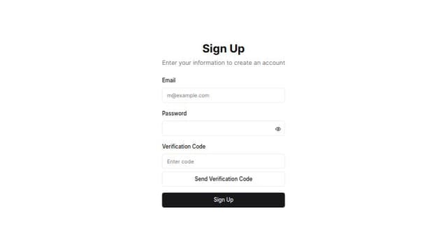 Thumbnail for prompt: Bring back the verification code and send verification code button