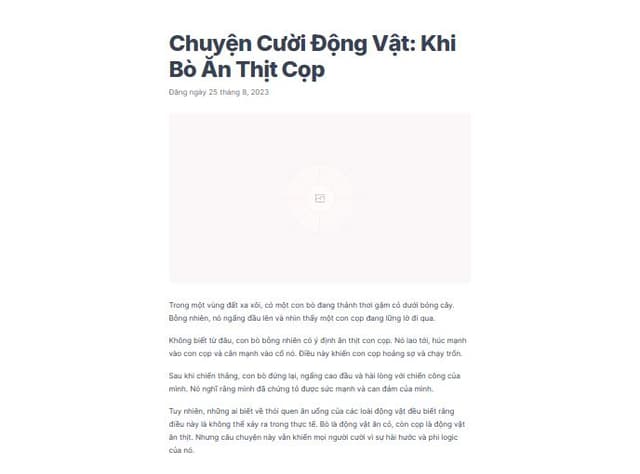 Thumbnail for prompt: con bò ăn con cọp