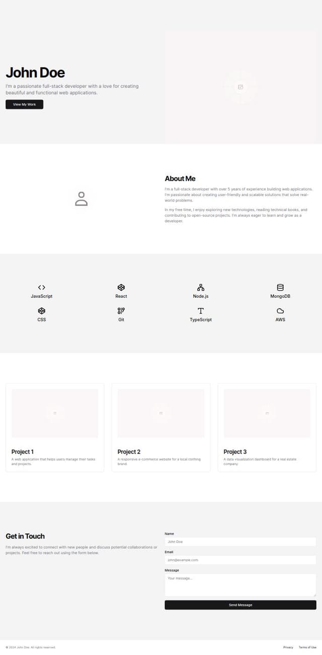 Thumbnail for prompt: https://anuragsinghbam.netlify.app/ please clone  this website portfolio