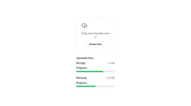 Thumbnail for prompt: show progress for every individual file instead