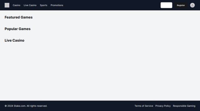 Thumbnail for prompt: create a clone ui of stake.com