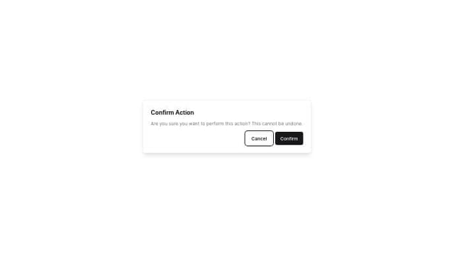 Thumbnail for prompt: confirmation alert dialog