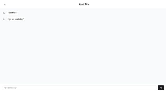 Thumbnail for prompt: Chat screen like LINE