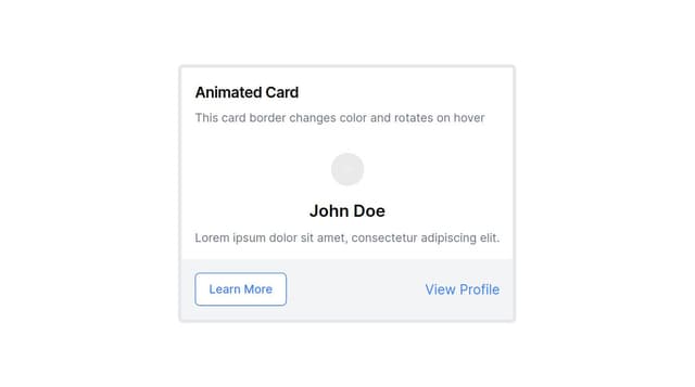 Thumbnail for prompt: Not card, but rotate the gradient color of border