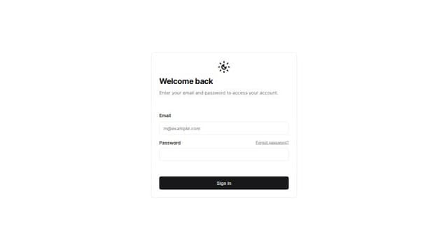 Thumbnail for prompt: Generate a login page using tamagui