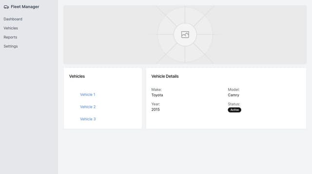Thumbnail for prompt: fleet management dashboard