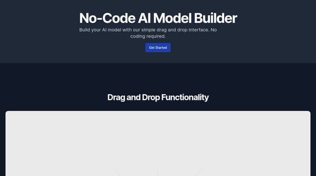 Thumbnail for prompt: Make it dark mode, the button dark blue, add dark blue accents, add more info and features