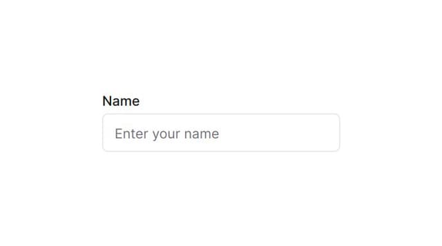 Thumbnail for prompt: when the page first load with empty field, don't validate. only validate when user start to type.
