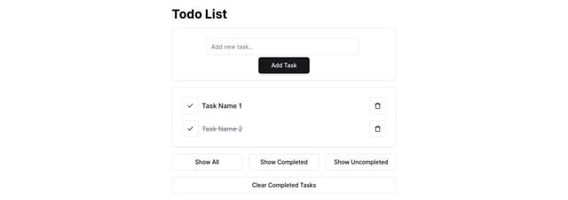 Thumbnail for prompt: add task button should be on thr right side of the add new task text field
