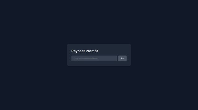 Thumbnail for prompt: Can you style it like Raycast?