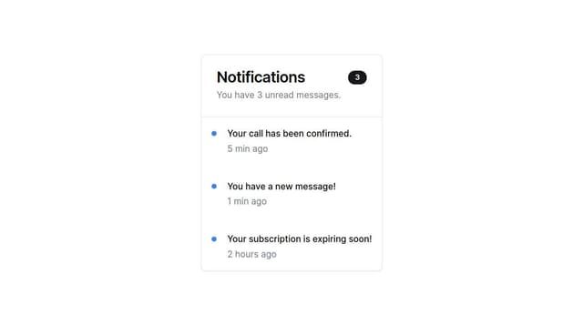 Thumbnail for prompt: notification menu