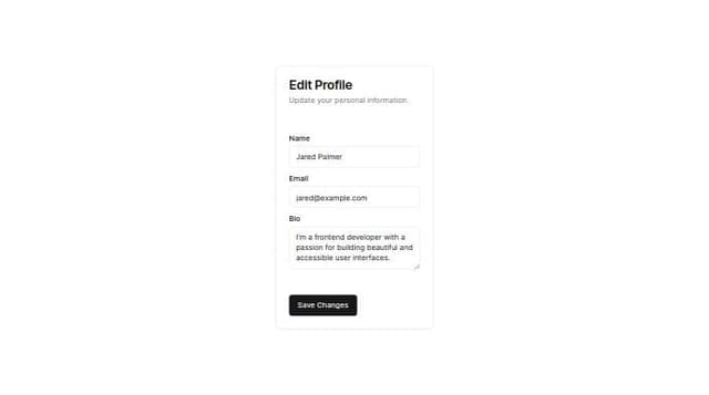 Thumbnail for prompt: make editable inputs and textarea, by using contentEditable 