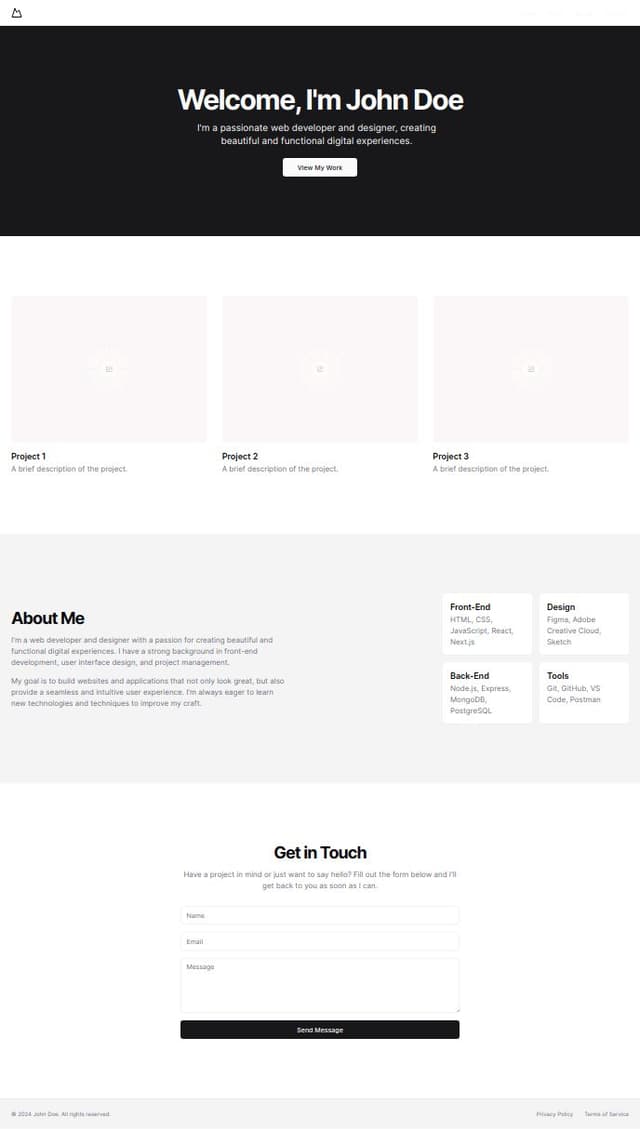 Thumbnail for prompt: i already have a personal website, https://www.farahnazihah.com/, but it's old and i want to enhance it. please make a new interface that similiar with it