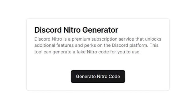 Thumbnail for prompt: Discord Nitro generator