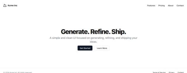 Thumbnail for prompt: Generate. Refine. Ship.
Generate UI with shadcn/ui from simple text prompts and images.
v0 by vercel