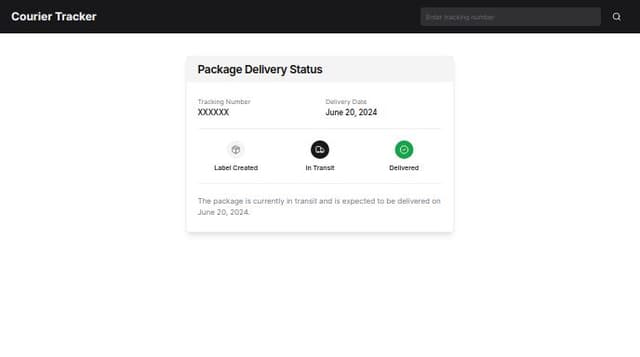 Thumbnail for prompt: add option to select Track Your Order
Select Courier Service

Ekart
Tracking Number
XXXXXX

