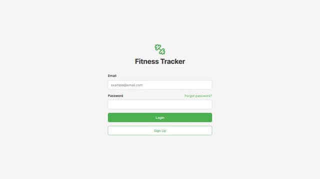 Thumbnail for prompt: tela de login app fitness bem bonito