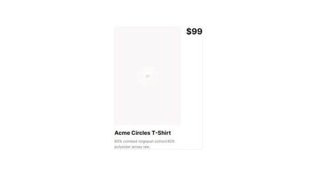 Thumbnail for prompt: A product card with inline editing of the product name