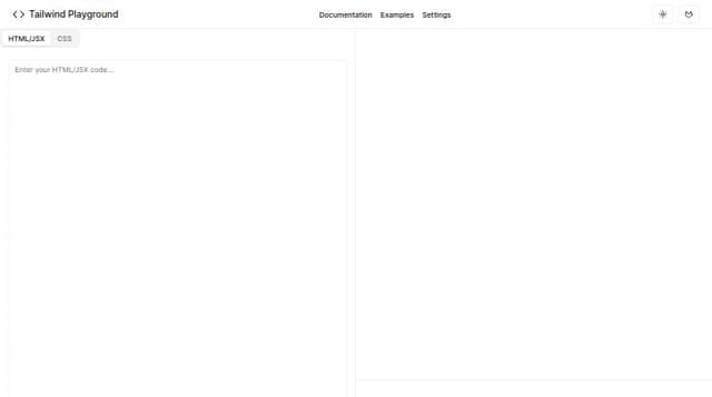 Thumbnail for prompt: A playground and code editor for tailwind css and react