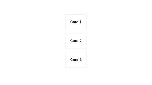 Thumbnail for prompt: Collapsible animated card stack