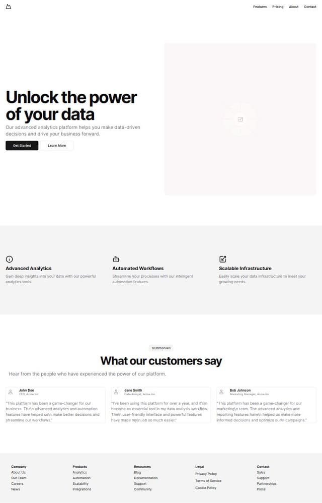 Thumbnail for prompt: create a landing page like https://jointherealworld.com