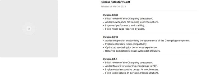 Thumbnail for prompt: Remove the drop down icon below each version